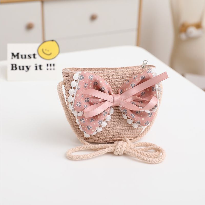 Borse in paglia per bambini, neonati estivi, ragazze all'aperto, cappelli, cappelli da sole da principessa_voghion.com