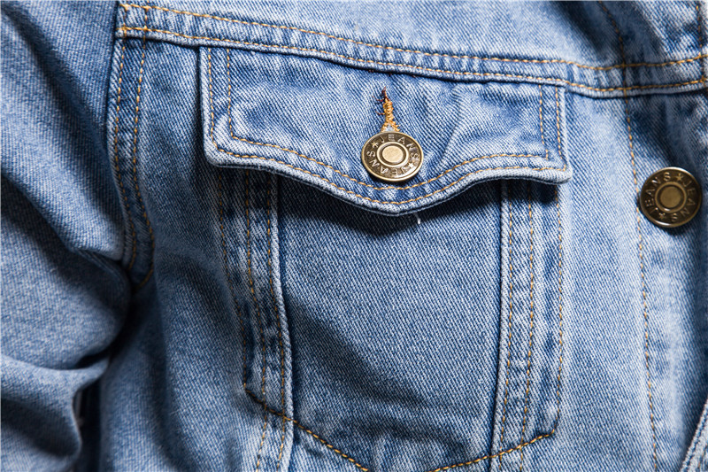 Veste cardigan décontractée en denim, coupe cintrée, version coréenne, grande taille, à la mode, vêtements pour hommes, nouvelle collection automne/hiver 2024_voghion.com