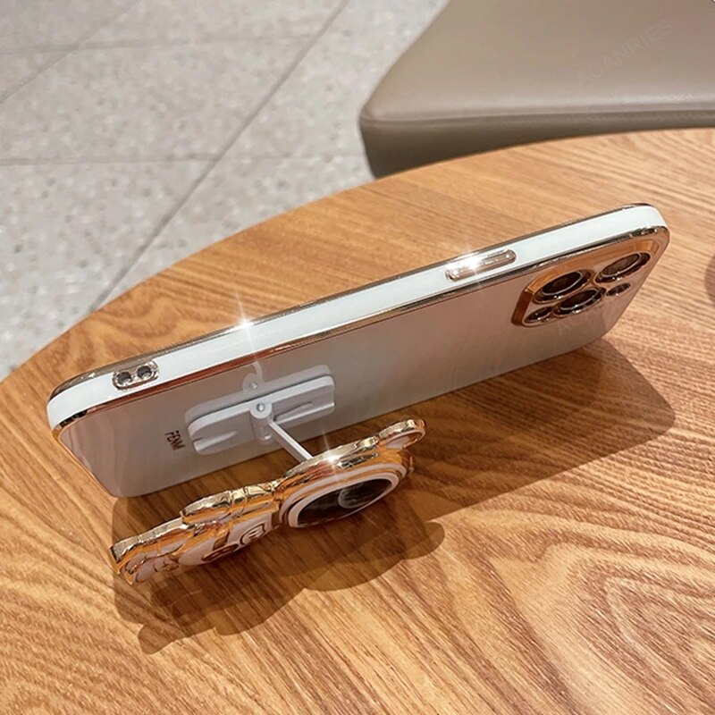 Note13 Glitter Quicksand Holder Plating Case On For Xiaomi Redmi Note 13 Pro 4g 5g 13pro 12pro Plus 11s 10s Silicone_voghion.com