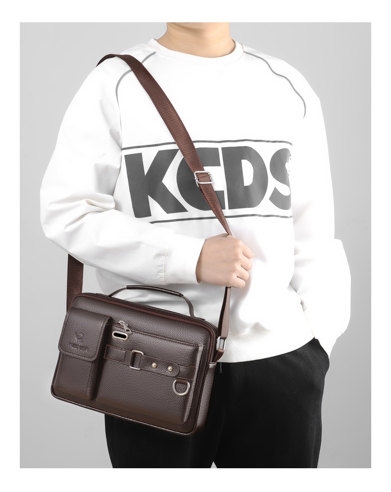 Männer Anti-diebstahl PU Leder Schulter Taschen Wasserdichte Business Handtasche Reise Tote Umhängetasche Kreuz körper Messenger Tasche Pack für Männliche_voghion.com