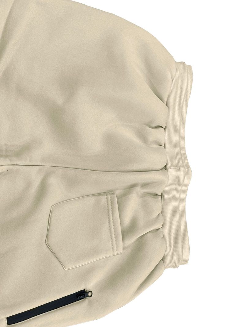 Herren-Set aus Fleecejacke mit Kapuze und Reißverschluss und Jogginghose – warmer Pullover-Trainingsanzug für den Winter für Freizeit und Sport (Schwarz, Dunkelgrau, Khaki, Armeegrün)_voghion.com