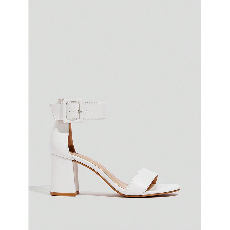 Új vonal vintage csatos nyitott orrú szandálokkal, vaskos sarkú cipőkkel_voghion.com