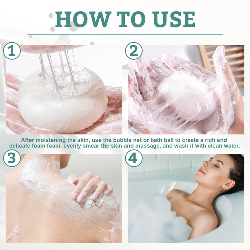 EELHOE Silk Protein Mask Soap (Square Version) Deeply Cleanses And Repairs The Skin, Moisturizes And Rejuvenates The Skin. Silk Goat Milk Cleansing Soap_voghion.com