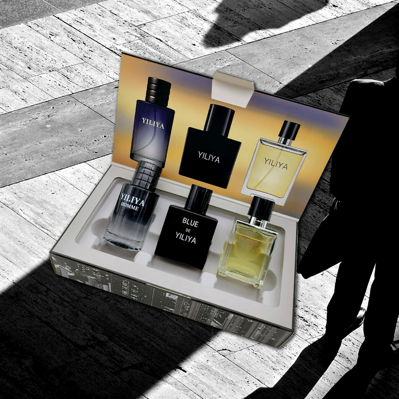 Jauns Hot Perfume Blue Wilderness jauns vīriešu smaržu komplekts Svaigu un izturīgu smaržu dāvanu kastīte Smaržas vīriešiem_voghion.com