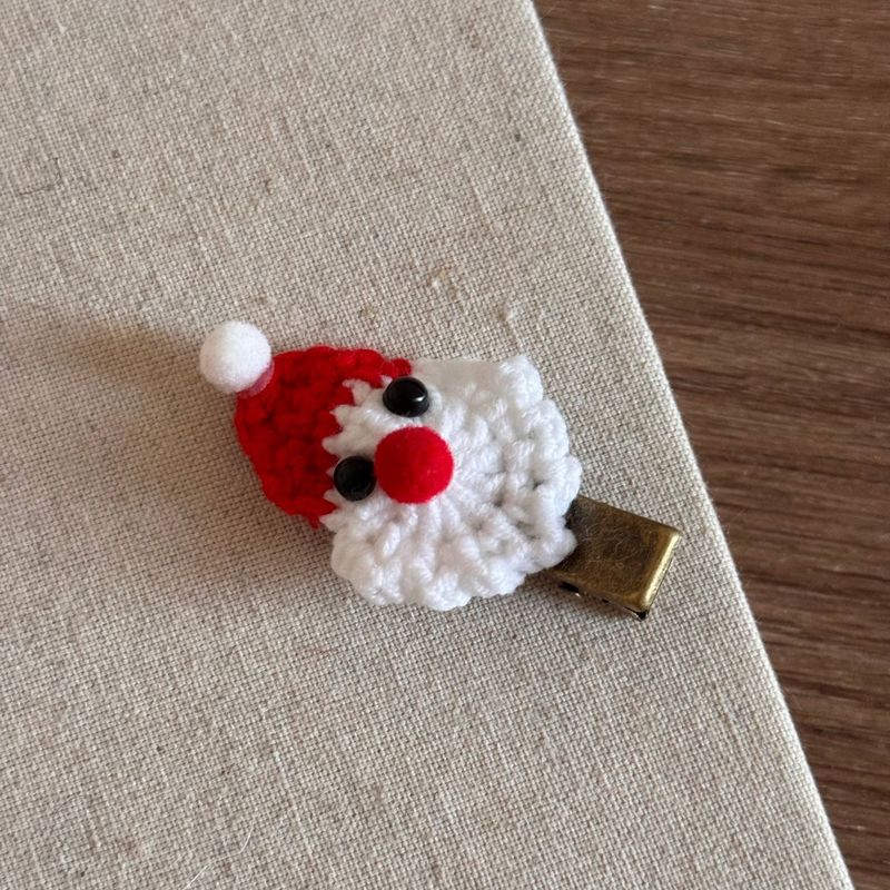 Cute Wool Christmas Hairpin Christmas Elk Socks Festive Atmosphere BB Clip Bangs Clip Side Clip Hair Accessories_voghion.com