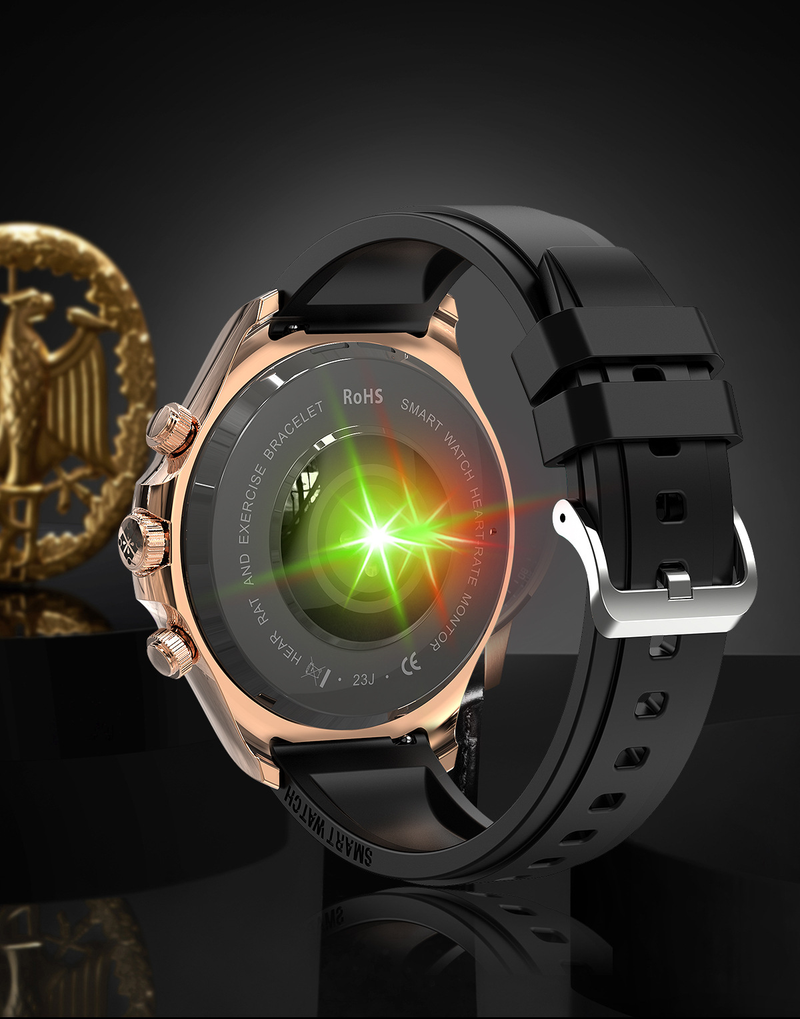 Reloj inteligente EX108 de 1,55 pulgadas con Bluetooth, llamadas y pagos fuera de línea_voghion.com