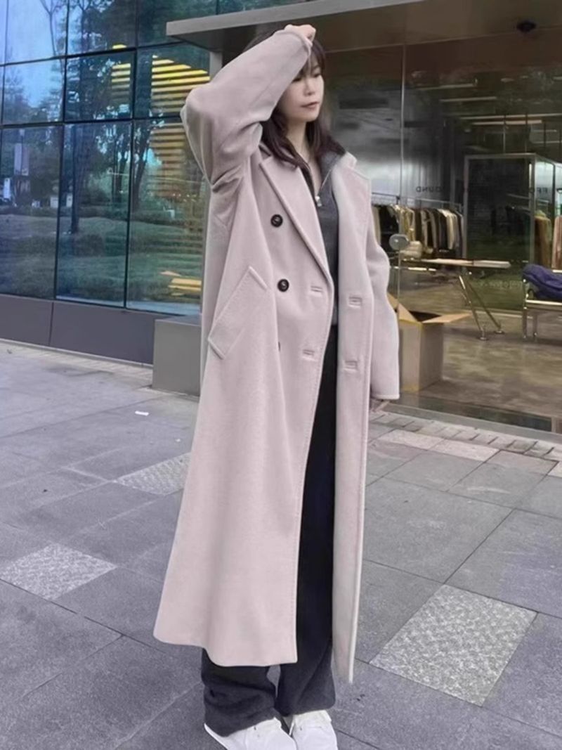 Ensemble de sport décontracté européen pour femmes en automne et en hiver, nouvelle version coréenne, design ample, pull épais_voghion.com