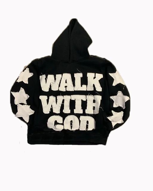 Felpa con cappuccio da uomo, stile hip hop, stile street, con toppa ricamata, design retrò, ampia_voghion.com