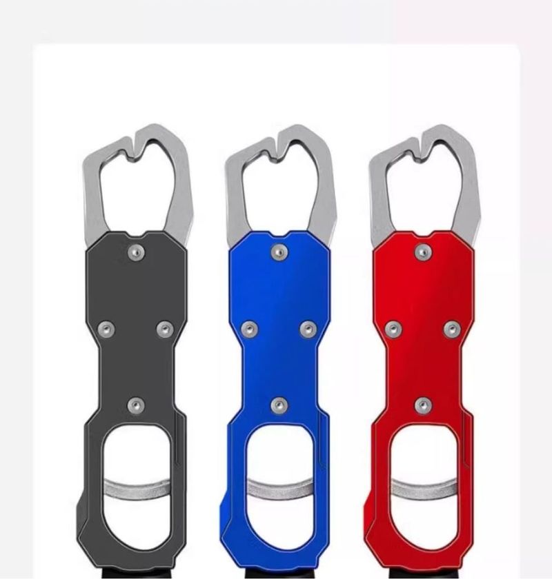 Device With Scale Aluminum Alloy Catcher Multi-Functional Large Fish Control Clamp Lure Pliers_voghion.com