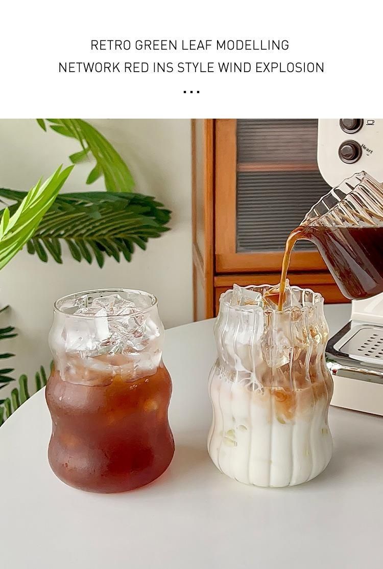 Internet berømt glas kaffe morgenmad mælk ins vind is Amerikansk latte kop, juice kold drik drikke kop_voghion.com