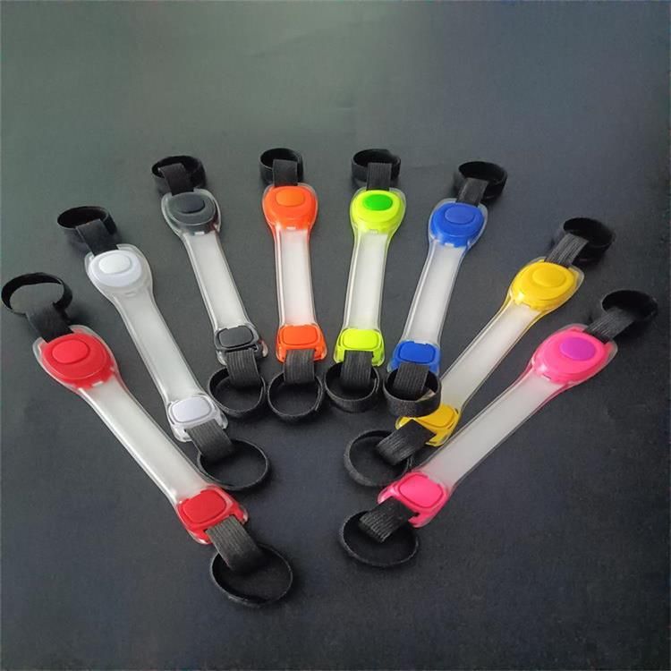 New Fashion Outdoor Night Running LED Warning Light Pet Leash Luminous Silicone Binding Belt_voghion.com