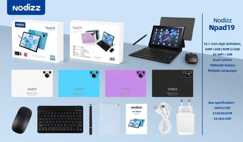Tablet Overseas Npad19 Tablet per adulti da 10,1 pollici con scheda 5G e Wi-Fi, dispositivo per l'apprendimento_voghion.com