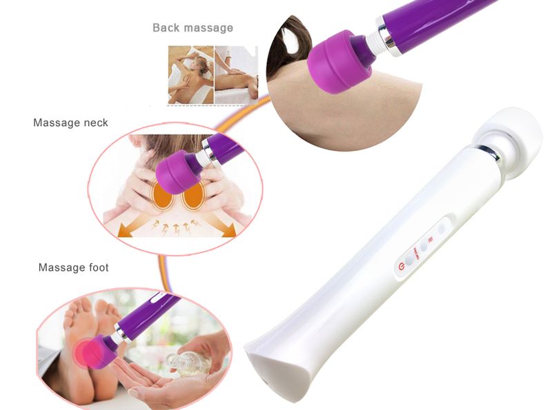 Zmogljivi vibratorji s čarobno paličico Ženski stimulator klitorisa Big AV Stick Vibrator Ženska masaža G točke Seks igrače za odrasle_voghion.com