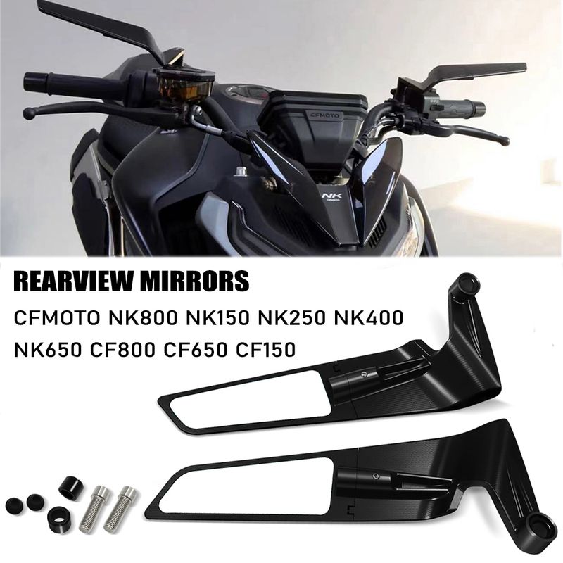 Für NK 800 NK150 NK250 NK400 NK650 CF800 CF650 CF150 Motorradspiegel Stealth-Spiegel Sport-Winglets-Spiegel-Kit_voghion.com