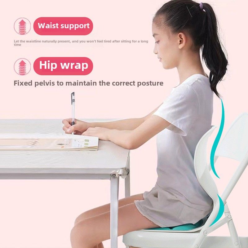 Waist Seat Cushion Children's Student Office Sitting For A Long Time Is Not Tired Artifact Ergonomic Chair Petal Seat Cushion Cushion Integrated_voghion.com
