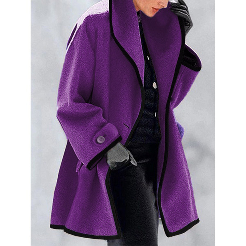 Naiste villane mantel elegantne kašmiirist pikk talvemantel naissoost ülisuur segujope mantel Manteau Femme Hiver Abrigo_voghion.com