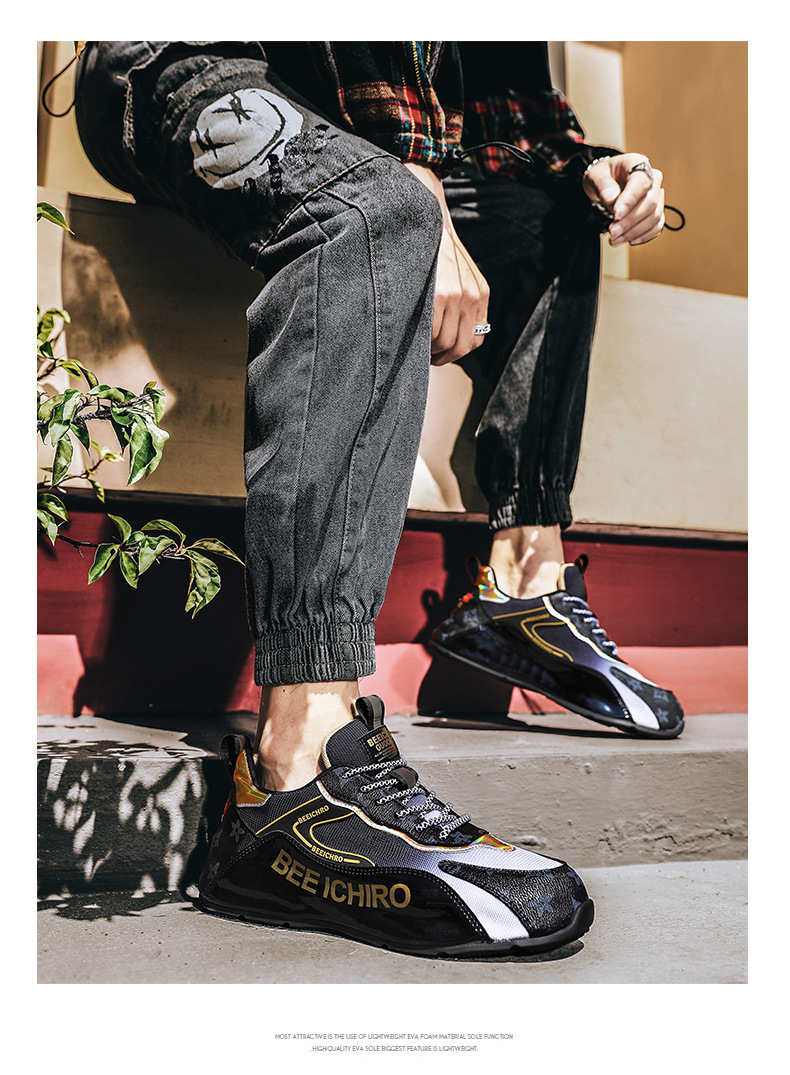 Best-selling Live Broadcast Men's Shoes Color-blocking Bag-soled Shoes inner heightened mesh surface casual shoes autumn and winter youth shoes_voghion.com