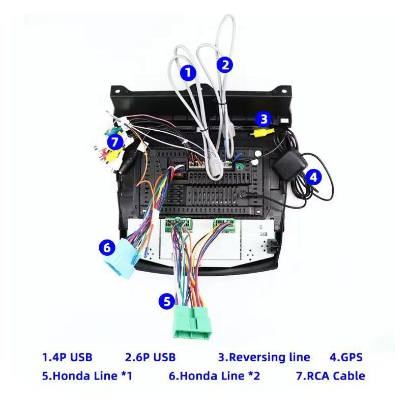 Gëeegent fir den Accord 7. Generatioun 2K HD Navigatiounssystem Accord Autoradio Multimedia_voghion.com