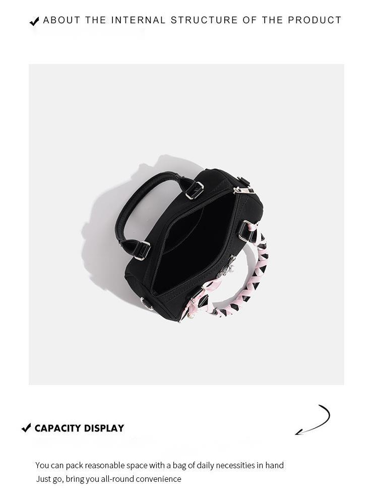 CHARHP&KEJNT2024 new female niche design Boston handbag shoulder crossbody bag_voghion.com