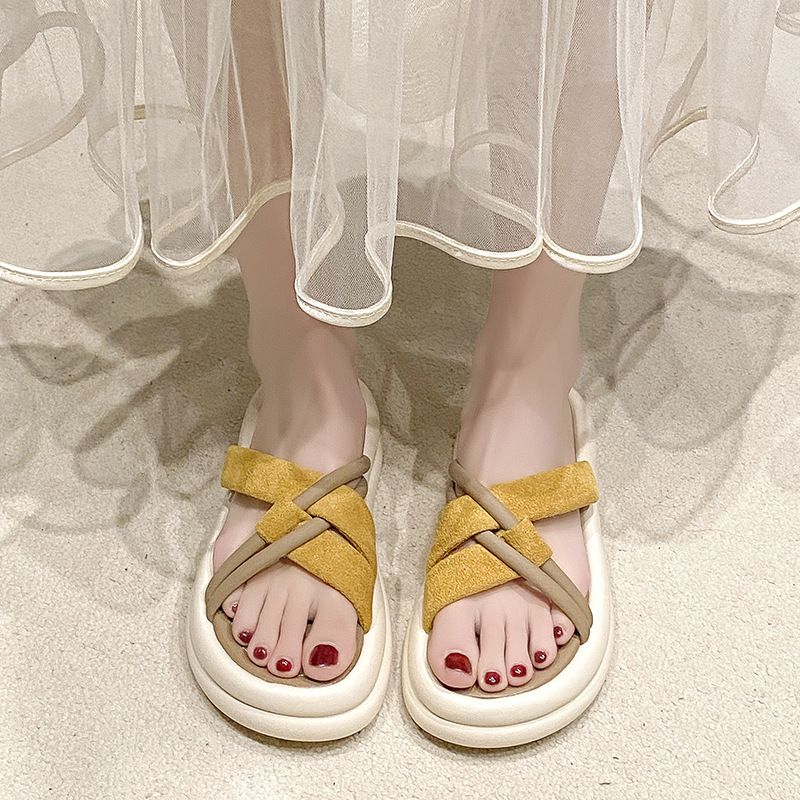 Schuhe mit dicken Sohlen, Damenschuhe im neuen Stil zum Ausgehen, mit feinen_voghion.com