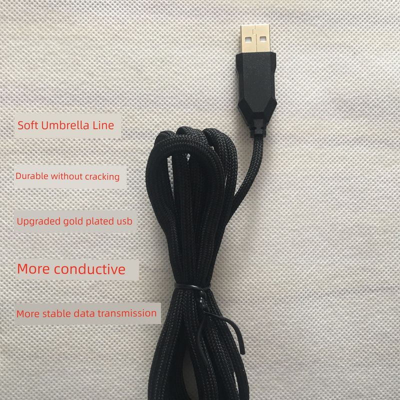 Soft Parachute Cord For Logitech G102gpro G302g303g403 Wired Mouse E_voghion.com