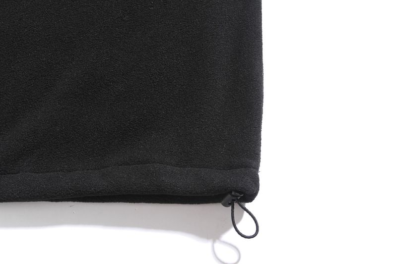 Moletom masculino de lã com gola alta e meio zíper - Blusa casual estilosa de manga comprida para outono e inverno_voghion.com