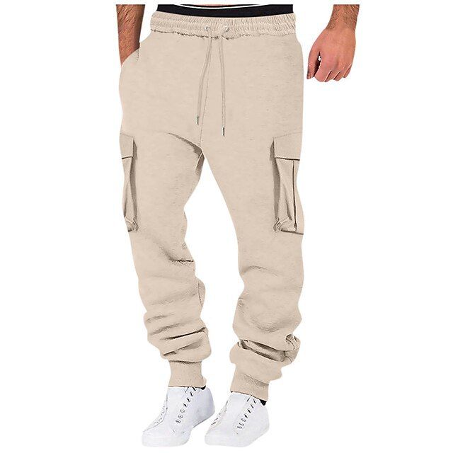 Men’s Retro Casual Pants – Loose Straight Fit, Versatile & Comfortable Sweatpants_voghion.com