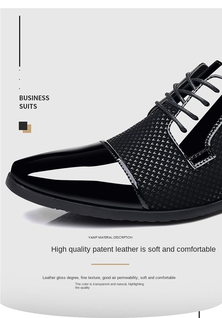 Herren Business Lederschuhe Luxus Oxford Atmungsaktive Lackleder Abendschuhe Herren Büro Hochzeit Flats Formelle Schuhe_voghion.com