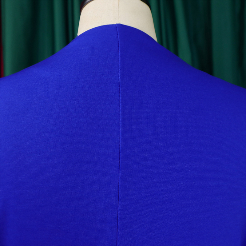 Damen 2024 Herbst Neues V-Ausschnitt Knopf Stil Elegantes Einfarbiges Übergroßes Kleid_voghion.com