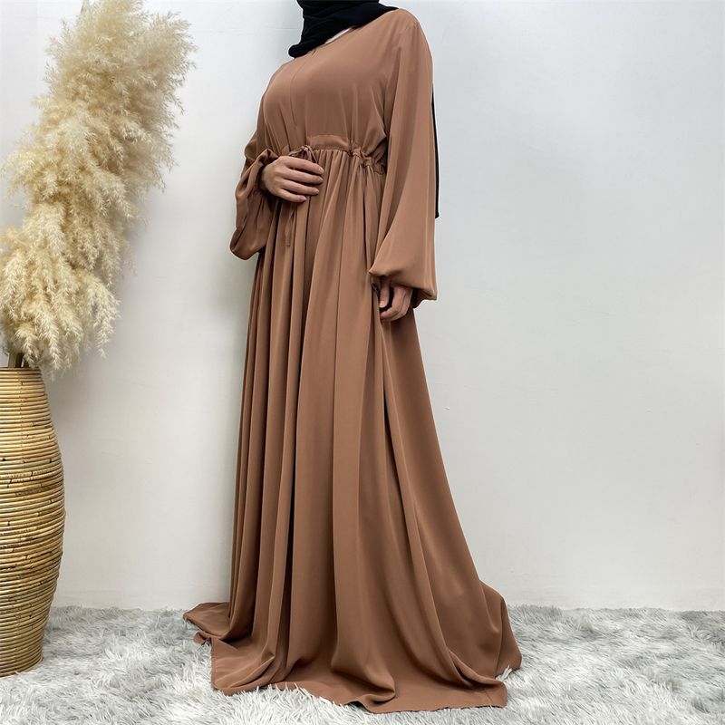 Abaya preta solta para mulheres, quimono muçulmano, dubai, com zíper frontal, vestido longo marroquino, jalabiyat, árabe, eid, kaftan feminino_voghion.com