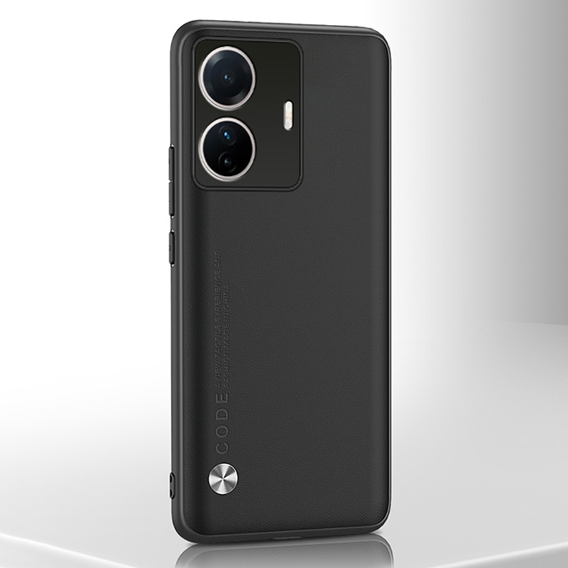 Luxe leren telefoonhoesje voor Vivo T1 Pro 5G Achterkant Matte siliconen volledige camerabescherming Hoesje voor Vivo T2 T2X T1X C_voghion.com