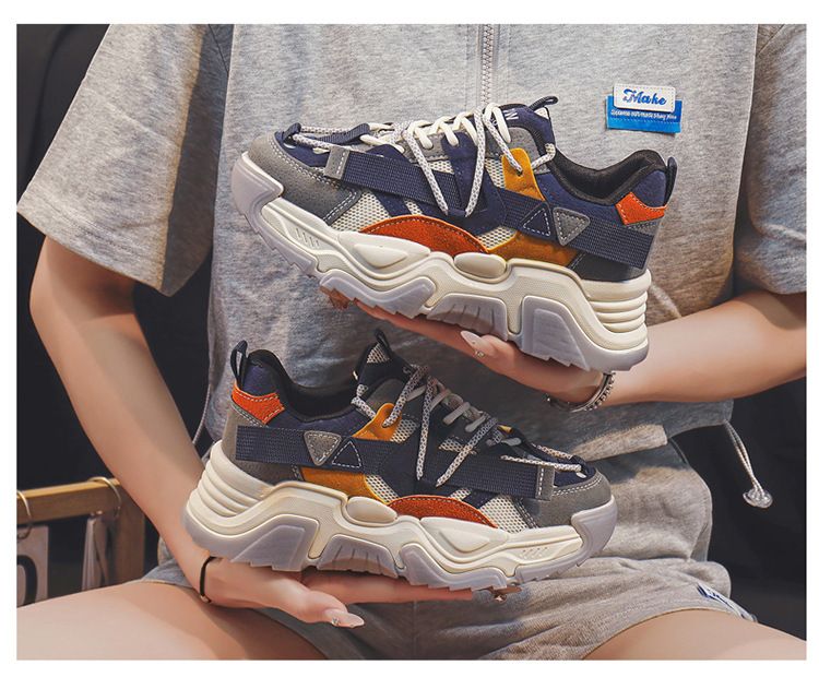 Women's Casual Sports Shoes Mesh Breathable Fashionable Lace up Running Shoes Walking Daily Sneakers Jogging Training Footwear_voghion.com