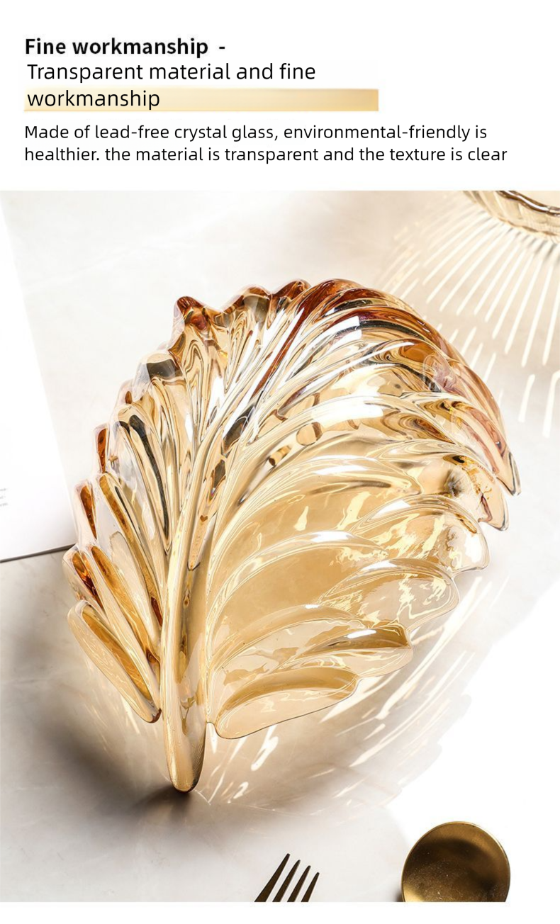 Verdicktes Kristallglas-Obst im europäischen Stil für den Wohnzimmer-Couchtisch zu Hause, modern, einfach, kreativ, Snack, Süßigkeiten_voghion.com