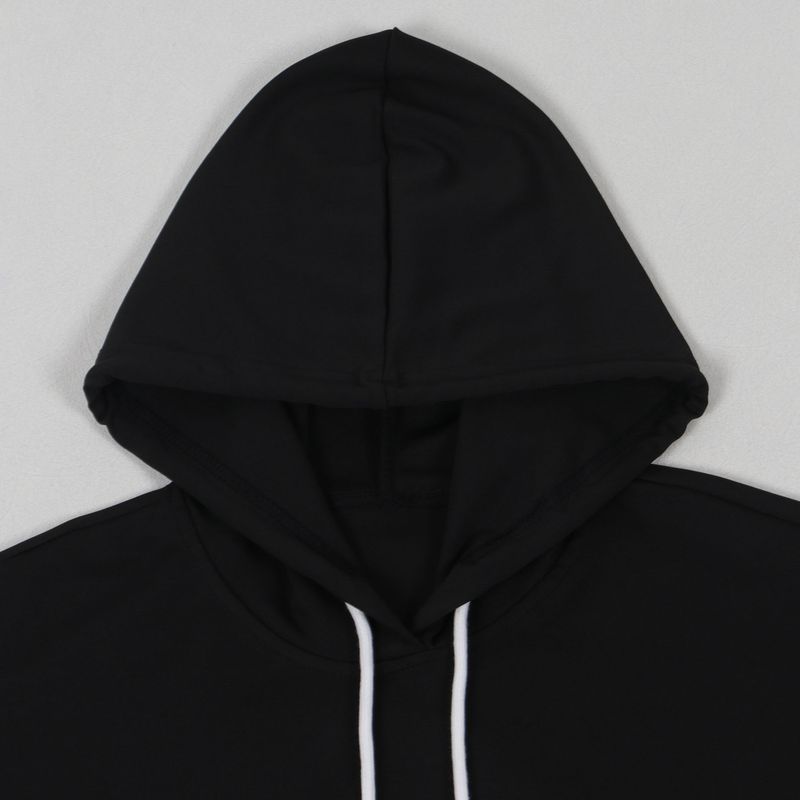 Damenbekleidung Zweiteiliges Set mit Kapuzenpullover mit Bandnähten_voghion.com