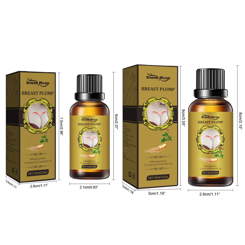 BeautyLife 10ml/30ml Breast Essential Oil Nourishing Surface Enlarge Natural Bust Enlargement Attractive Firming Oil for Female_voghion.com