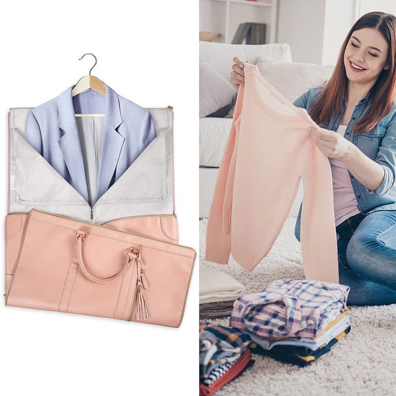 Genți de călătorie în stoc portabile PU costum de călătorie bărbați și femei pliabile all-match geantă de mare capacitate multifuncțională geantă de călătorie depozitare_voghion.com