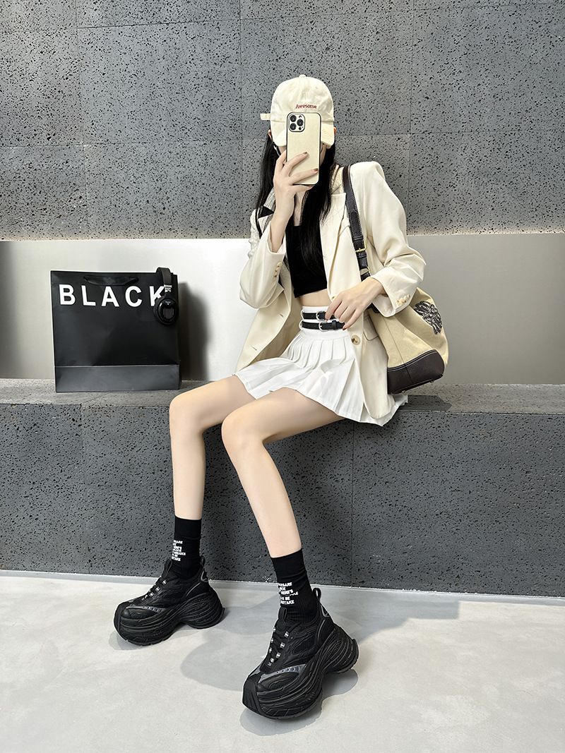 Autumn 2025 Spring Ba Family Old Dad Thick Soled Height Increasing Mesh Couple Casual Trendy Sports Shoes For Men And_voghion.com