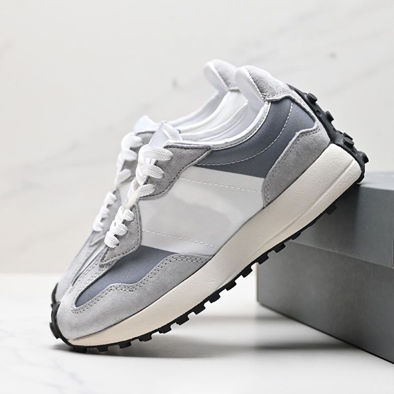 Langxin Balenwei Nb327 New Ancestor Grey Training Forrest Gump Height Increasing Thick Bottom Men's And Women's Sports_voghion.com