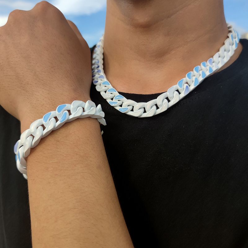 Herrenschmuck Donkey Home Paint Kubanisches Armband Schmuck Edelstahl verblasst nicht Nischendesign Titanstahl Armband Schmuck_voghion.com