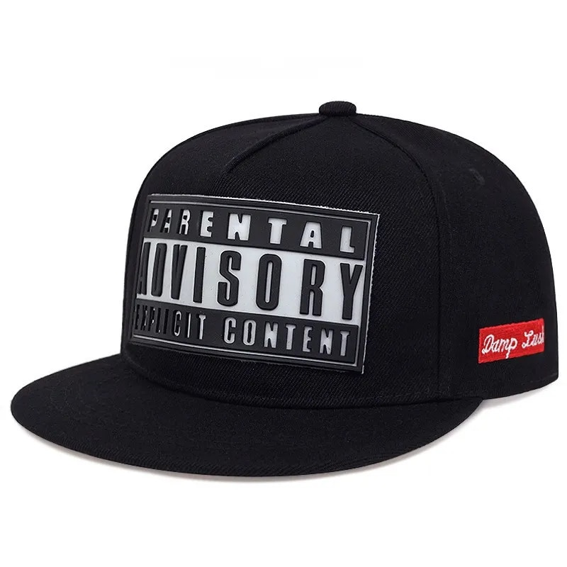 Berretto da baseball Hip Hop regolabile da donna di moda ADVISORY per cappelli snapback in cotone per cappelli da sole casual per adulti unisex_voghion.com