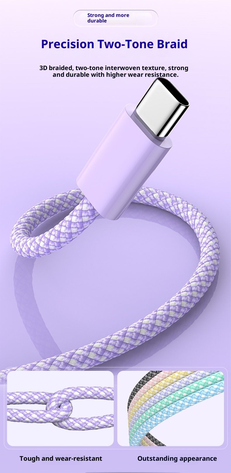 Digitex Data Compatible With Samsung Huawei Type-C Super Fast Mobile Phone Charging Cable Factory Direct Sales_voghion.com