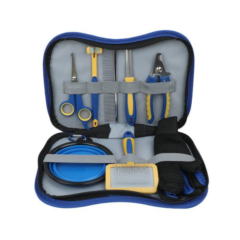 Hundeschleifer-Set, Golden Retriever, Teddy, Katze, Nagelknipser, Haustier-Reinigungszubehör_voghion.com