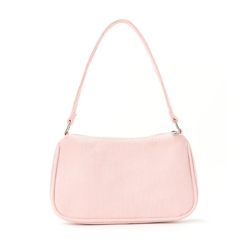 Borsa a tracolla singola in velluto a coste, versatile, alla moda, casual, di alta qualità, da portare sotto le ascelle, per donna_voghion.com