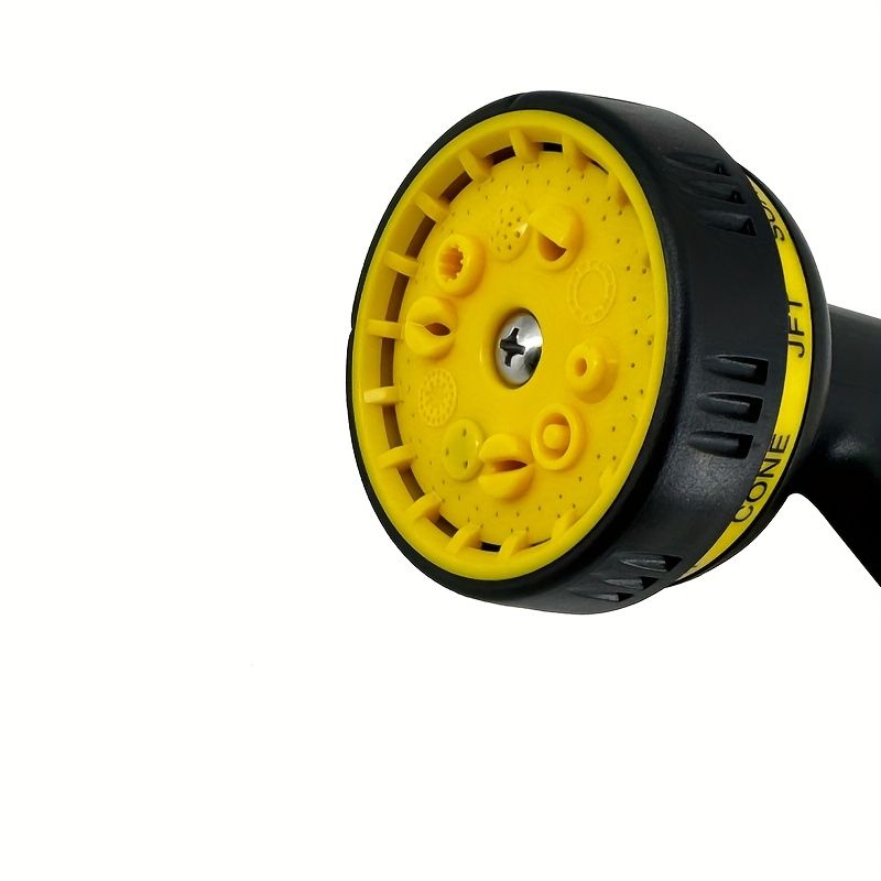 Multi-functional High-pressure Water Gun With Adjustable 360° Rotating Nozzle, Thickened Handle, Universal Quick-connect 1/2”, Durable Plastic,_voghion.com