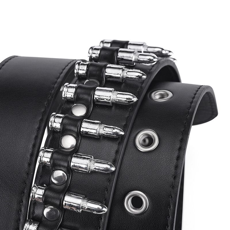 Bullet Head Punk Style Fashion Trendy Herren- und Damen-Persönlichkeitsgürtel_voghion.com