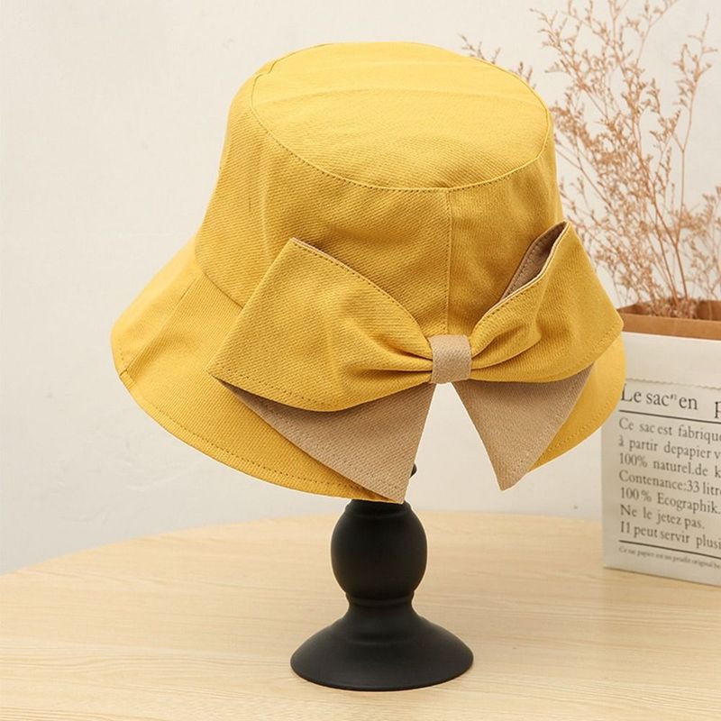 Hot Sale Unisex Bucket Hats New 10 Colors Cotton Fabric Women Summer Sunbonnet Cap Outdoor Fisherman Hat_voghion.com