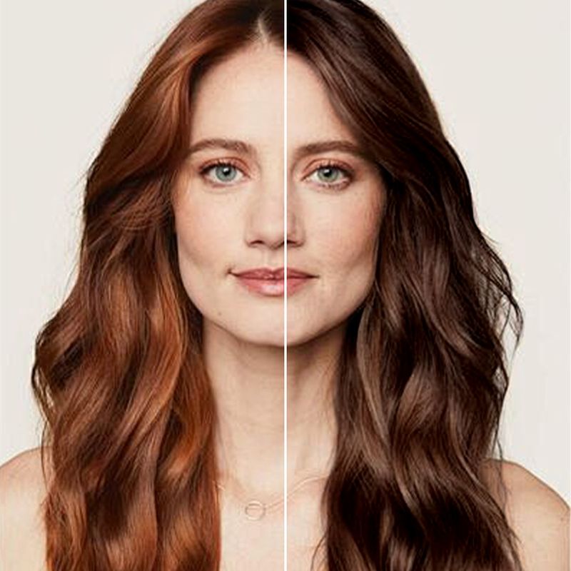 OUKEYA Natürliches Haarfärbeshampoo zur Grauabdeckung – 4-in-1-Formel zum Färben, Pflegen und Stärken mit langanhaltender brauner Farbe (500 ml)_voghion.com