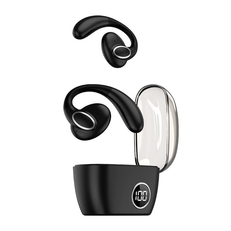 OWS Open-Ear Bluetooth 5.3 Wireless Earbuds, HD Stereo Sport Earphones With Digital Display, Ear Hook Design For Running/Gym_voghion.com