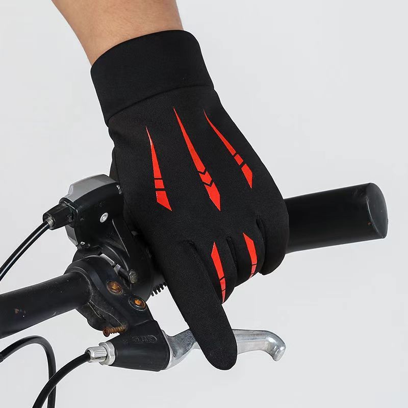 Cycling Gloves Winter Outdoor Men's Warm Gloves Sports Outdoor Riding Motorcycle Windproof Cycling Thickened Velvet Gloves Touch Screen_voghion.com