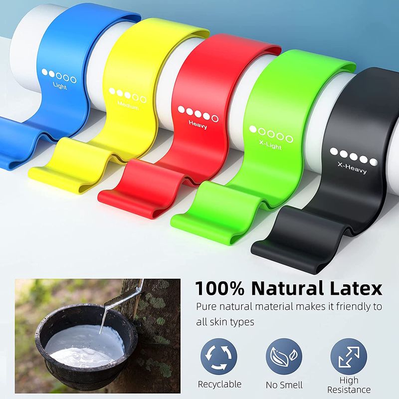 16Pcs Resistance Bands Set Expander Yoga Exercise Fitness Rubber Tubes Band Stretch Training Home Gyms Workout Elastic Pull Rope_voghion.com